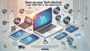 Legge 104: lo sconto imperdibile per acquistare smartphone, tablet e PC a prezzo ridotto