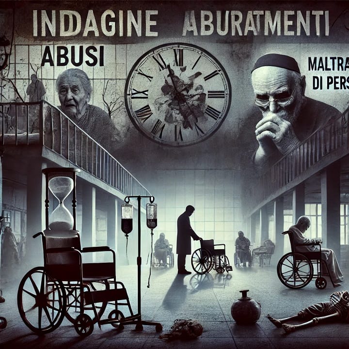 Anziani legati e maltrattati