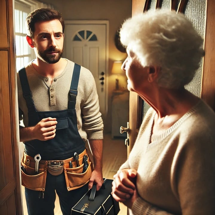 Finto Idraulico che deruba ad Anziana Gioielli e Oro