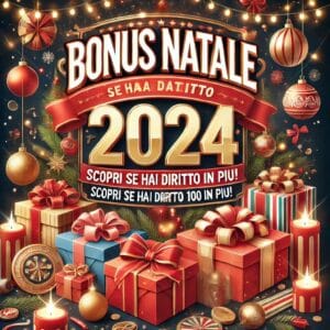 Pacchi regalo sotto l'albero di Natale - Bonus Natale 2024
