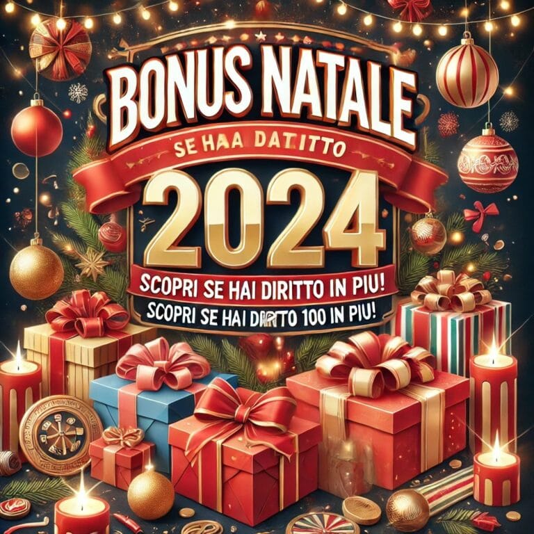 Pacchi regalo sotto l'albero di Natale - Bonus Natale 2024