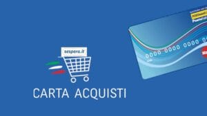 carrello con logo sespera.it e carta acquisti 2025