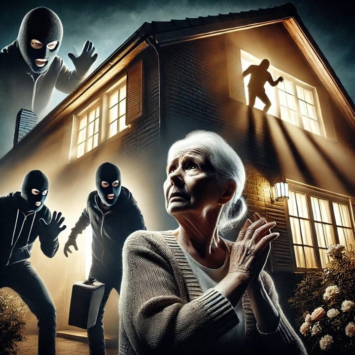 rapina in casa ai danni della coppia di anzian