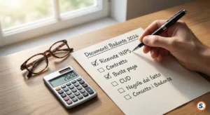 Checklist documenti fiscali per detrazioni colf e badanti 2026 con calcolatrice.